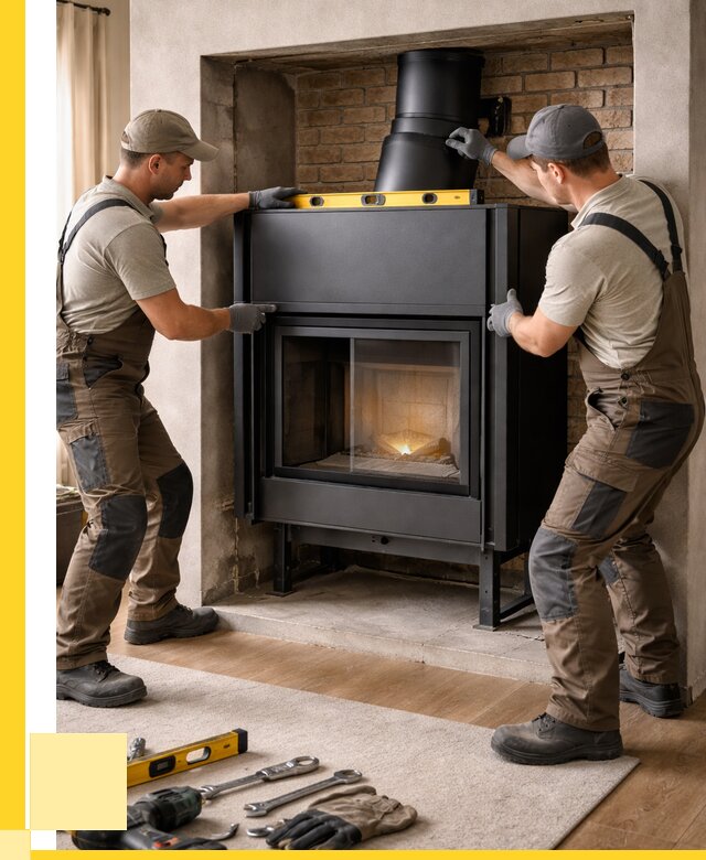 Установка каминных топок в Воркуте под ключ от 18506 р. | ЭриданВрк