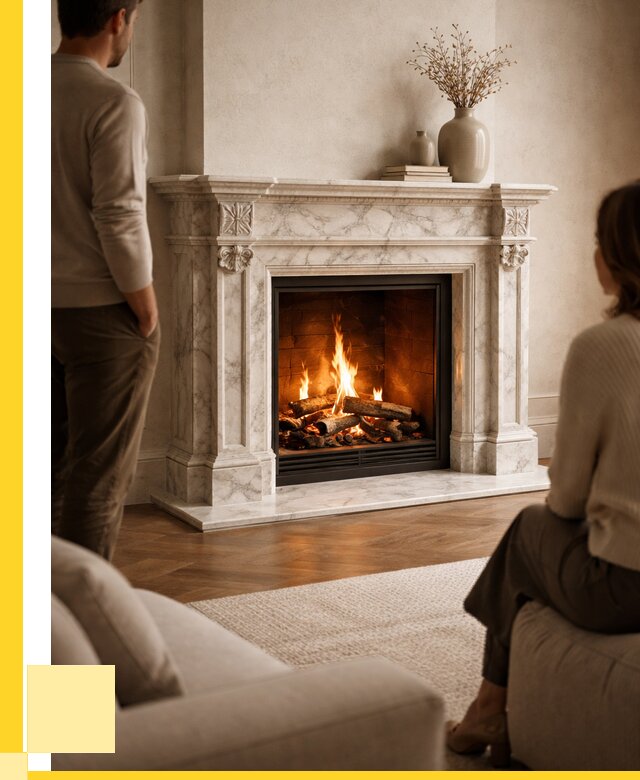 Мраморные камины под ключ в Воркуте от 257025 р. | ЭриданВрк