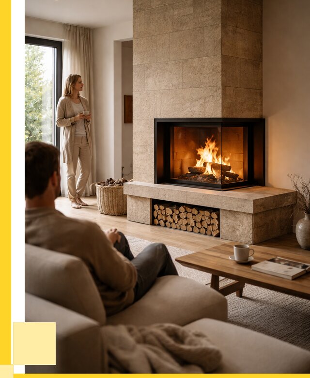 Угловые камины из кирпича установка в Воркуте от 154215 р. ЭриданВрк