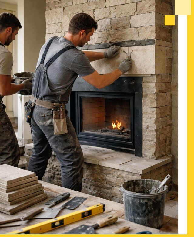 Проектирование и установка открытых каминов в Воркуте