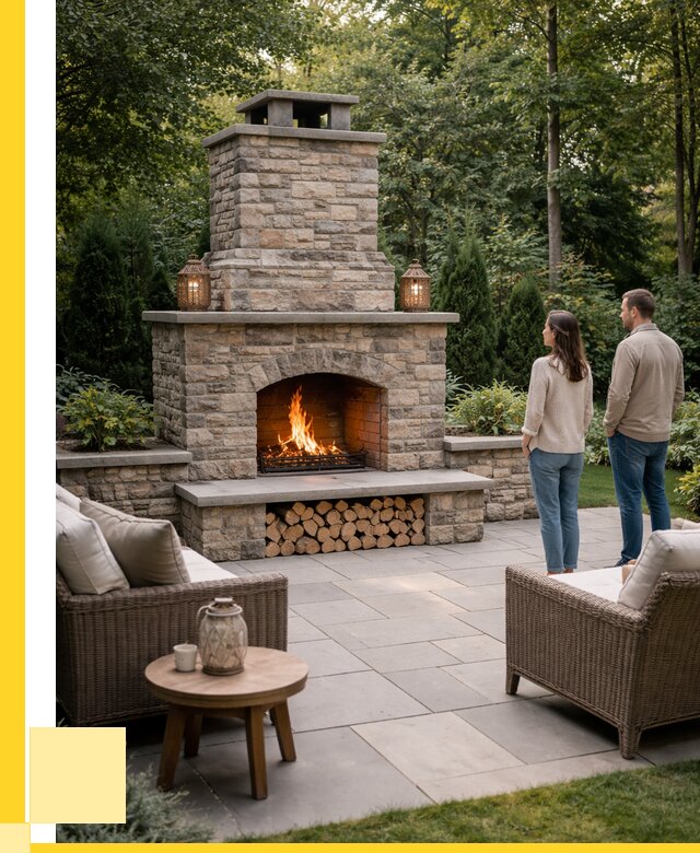 Уличные камины из кирпича в Воркуте от 154215 р. | ЭриданВрк