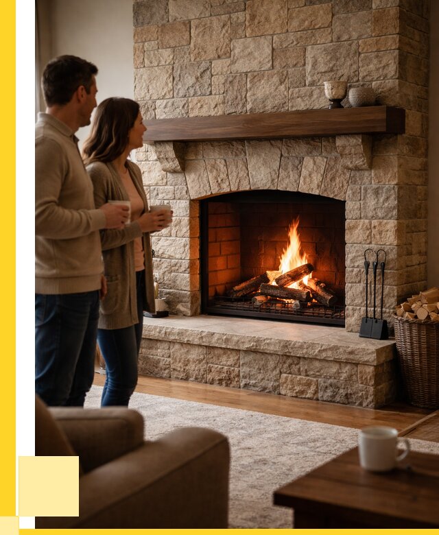 Каменные камины на заказ в Воркуте от 185058 р. | ЭриданВрк