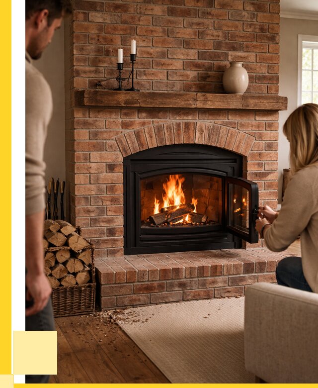 Кирпичные камины под ключ в Воркуте от 154215 р. | ЭриданВрк