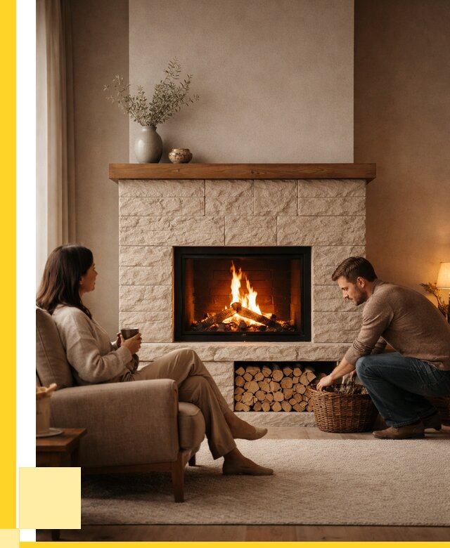 Камины для дома в Воркуте под ключ от 154215 р. | ЭриданВрк