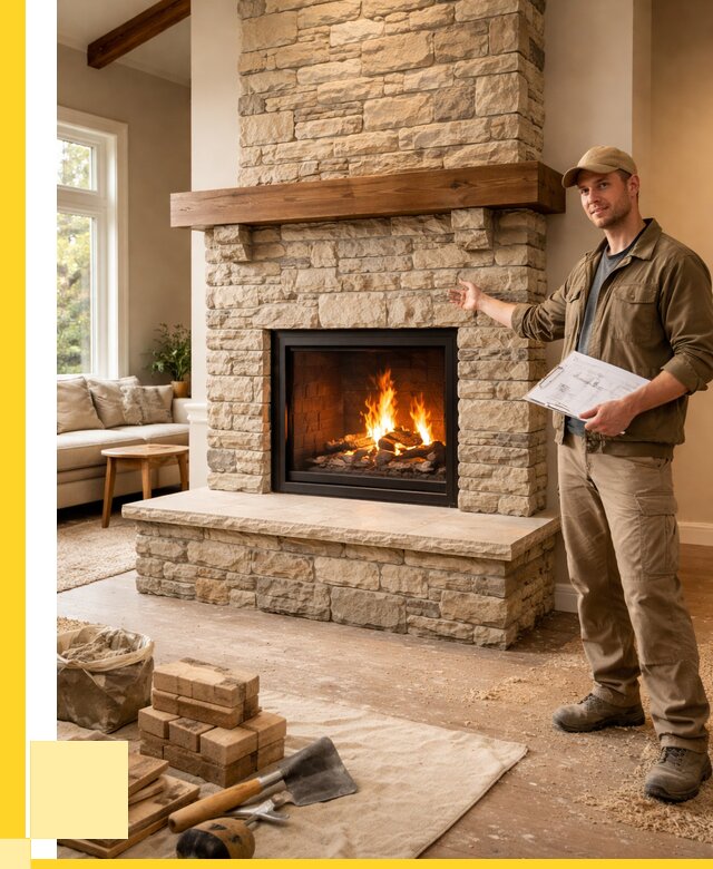 Камины под ключ в Воркуте от 185058 р. | ЭриданВрк — установка