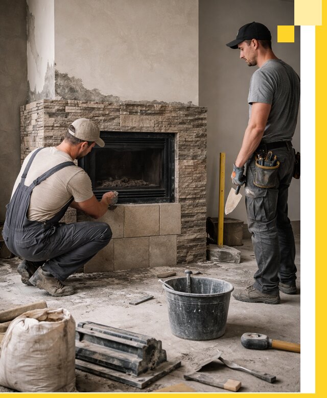 Камины под ключ в Воркуте: проект, изготовление и монтаж