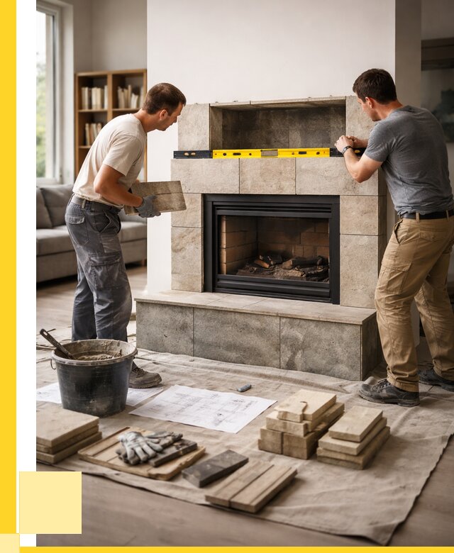 Монтаж каминов и установка в Воркуте от 46265 р. | ЭриданВрк