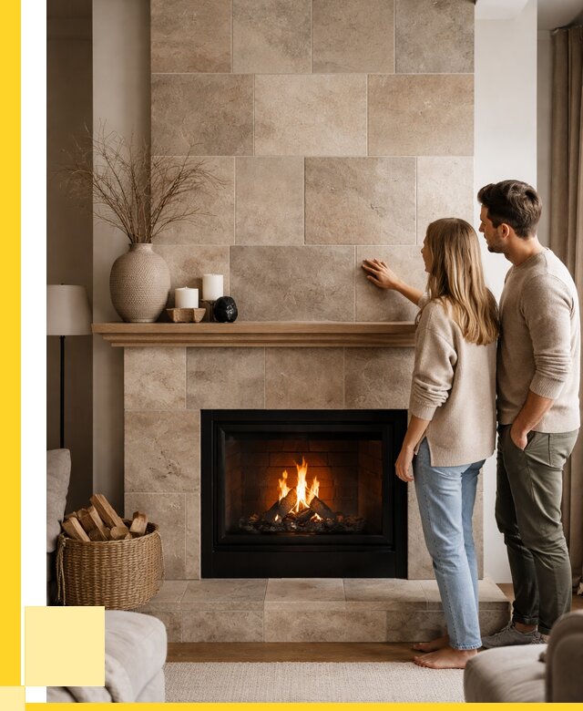 Облицовка каминов керамогранитом в Воркуте от 4626 р. | ЭриданВрк