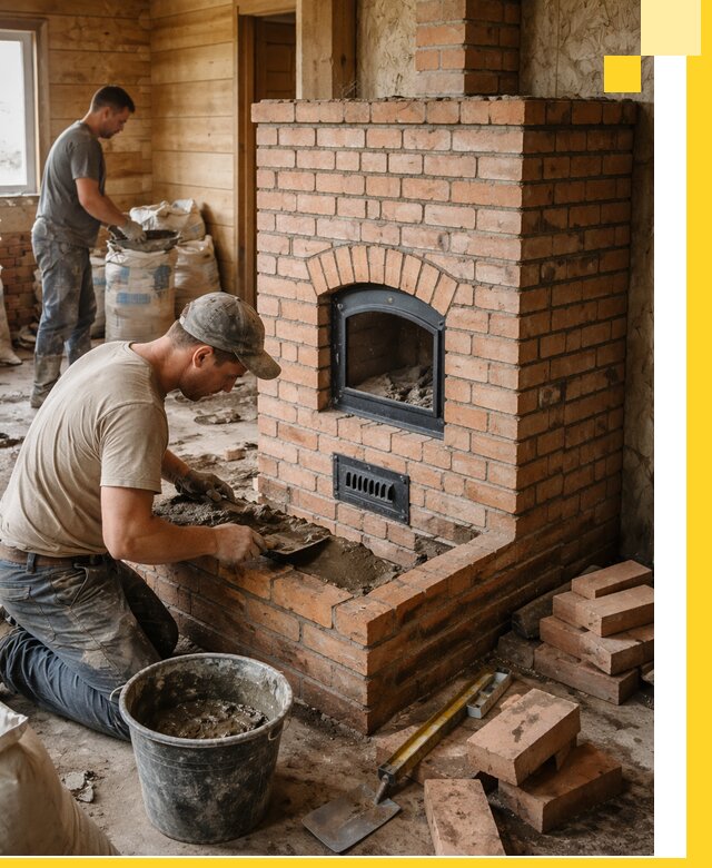 Профессиональное строительство печей в Воркуте под ключ