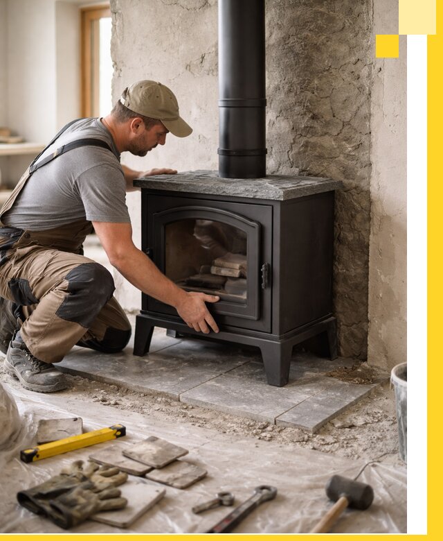 Профессиональный монтаж печей и каминов в Воркуте под ключ