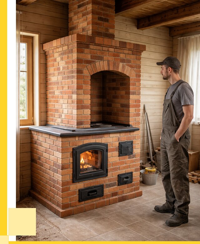 Кирпичные печи в Воркуте: купить от 154215 р. | ЭриданВрк