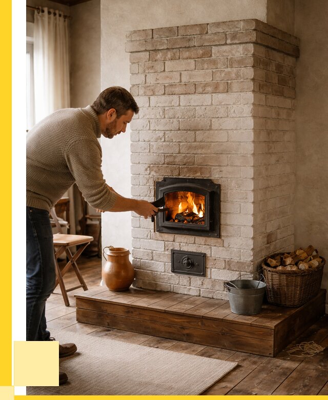 Печь голландка из кирпича в Воркуте от 87389 р. | ЭриданВрк