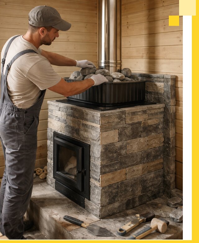 Печи для парной в Воркуте, производство, монтаж и обслуживание