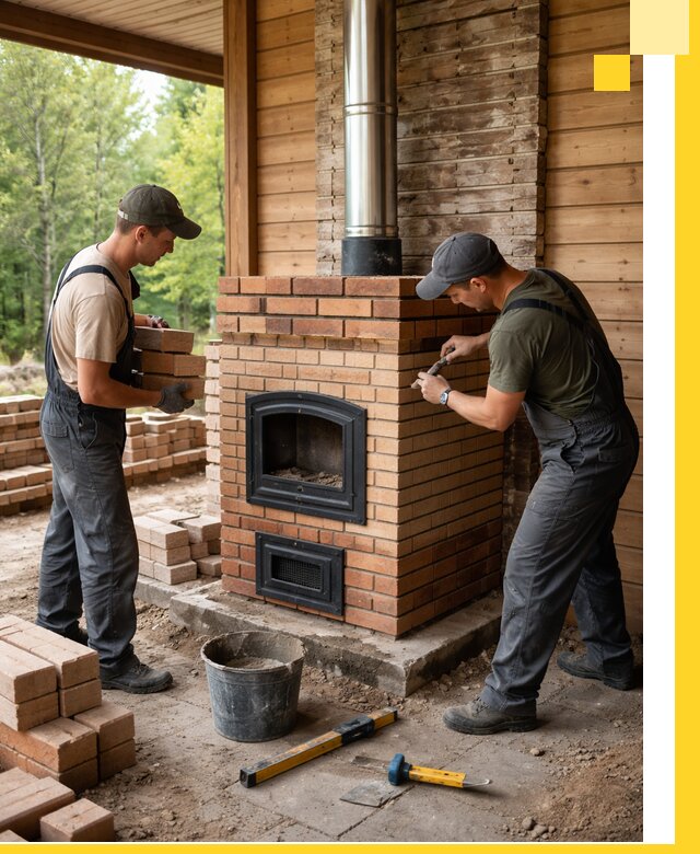 Производство и установка дачных печей под ключ в Воркуте