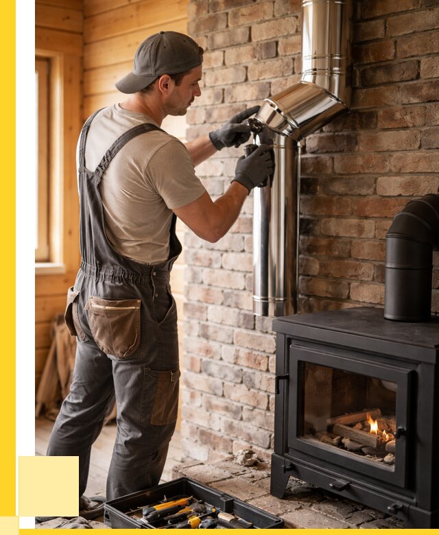 Монтаж дымоходов для печей в Воркуте от 7711 р. | ЭриданВрк