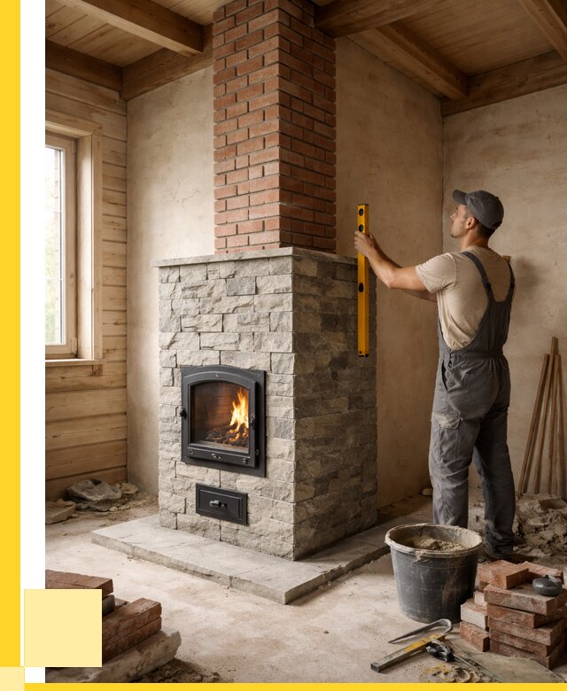 Печи и дымоходы под ключ в Воркуте от 46265 р., ЭриданВрк