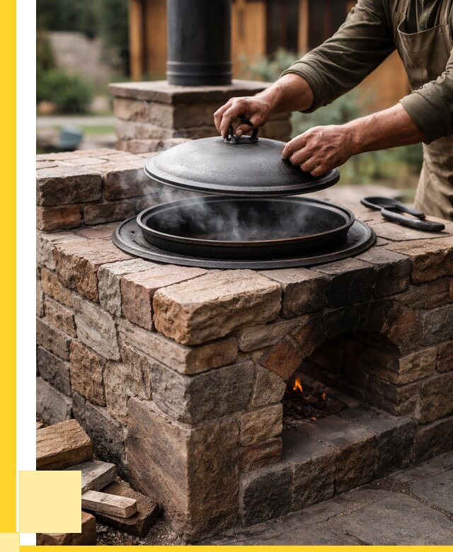 Печи для казана в Воркуте по цене от 18506 р. | ЭриданВрк