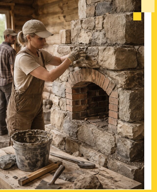 Каменные печи на заказ и монтаж в Воркуте, долговечные решения