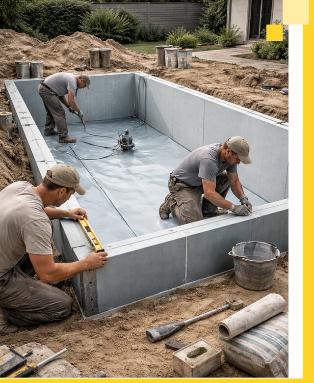 Профессиональный монтаж бассейнов под ключ в Воркуте с гарантией