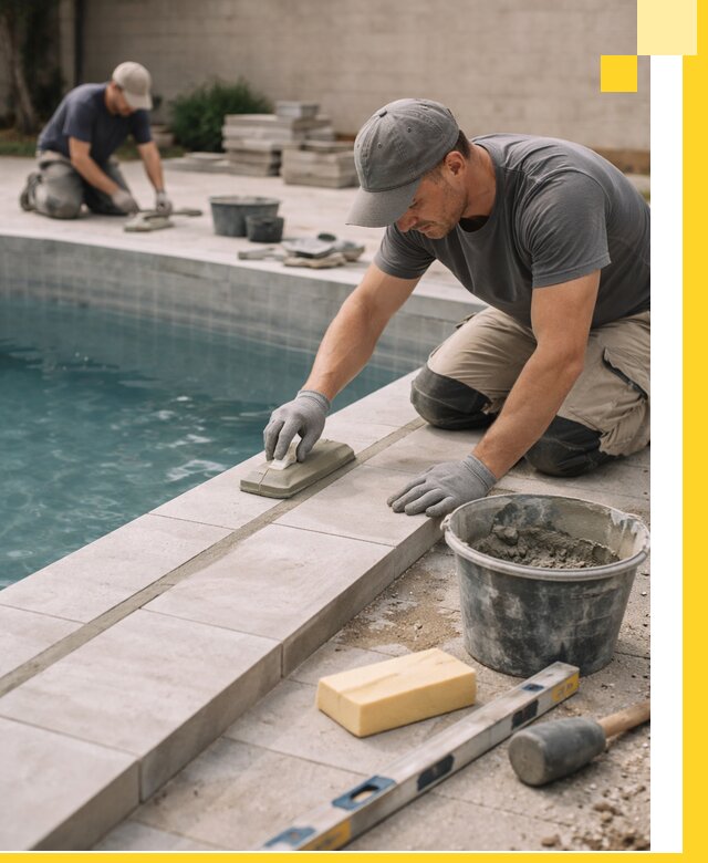 Отделка бассейнов в Воркуте: декоративная отделка и гидроизоляция