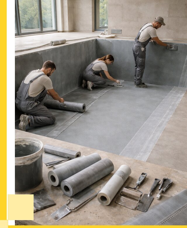 Гидроизоляция бассейнов в Воркуте от 2056 р., ЭриданВрк