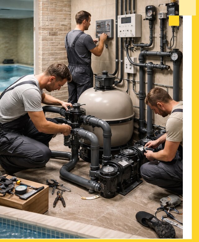 Комплексное оборудование для бассейнов под ключ в Воркуте