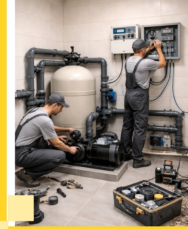 Монтаж оборудования для бассейнов в Воркуте от 41124 р. | ЭриданВрк