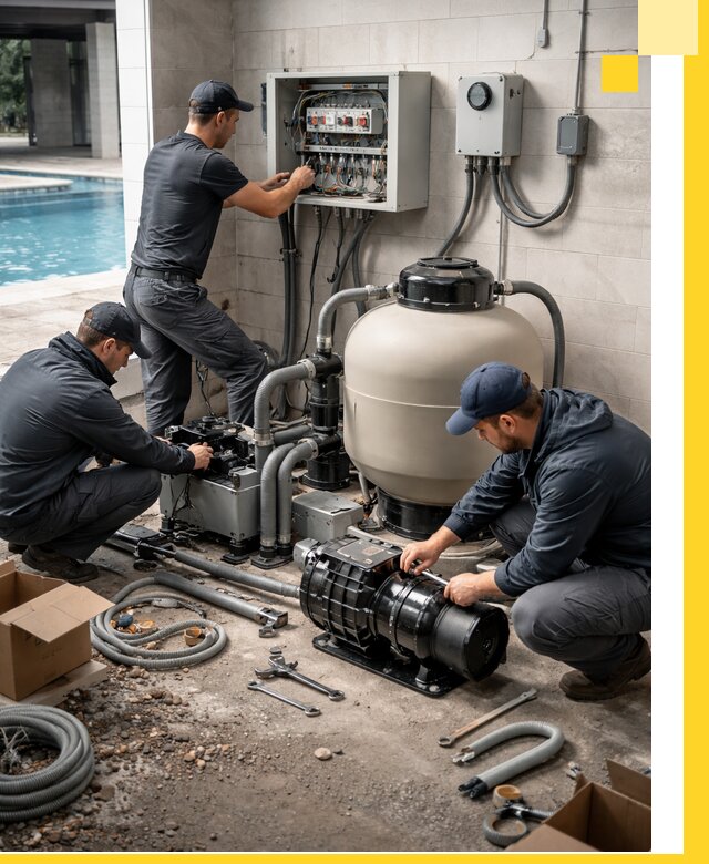 Профессиональный монтаж оборудования для бассейнов в Воркуте