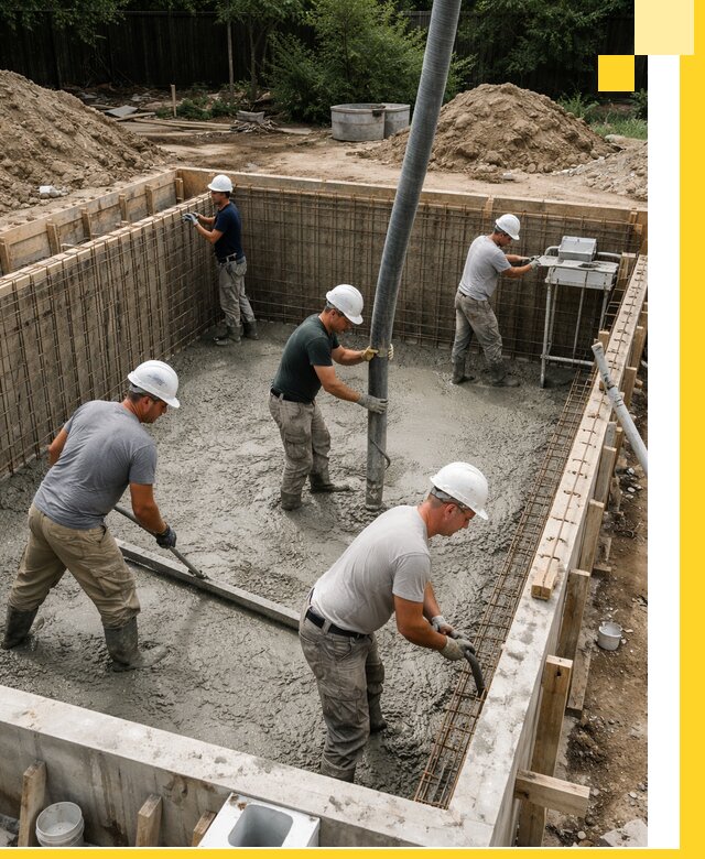 Строительство бетонных бассейнов под ключ в Воркуте