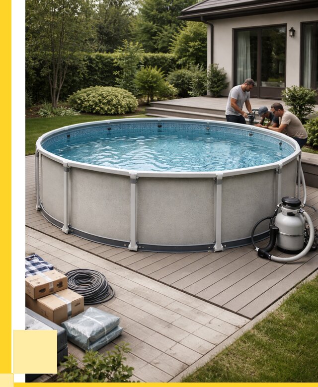 Купить каркасные бассейны в Воркуте от 46265 р. | ЭриданВрк