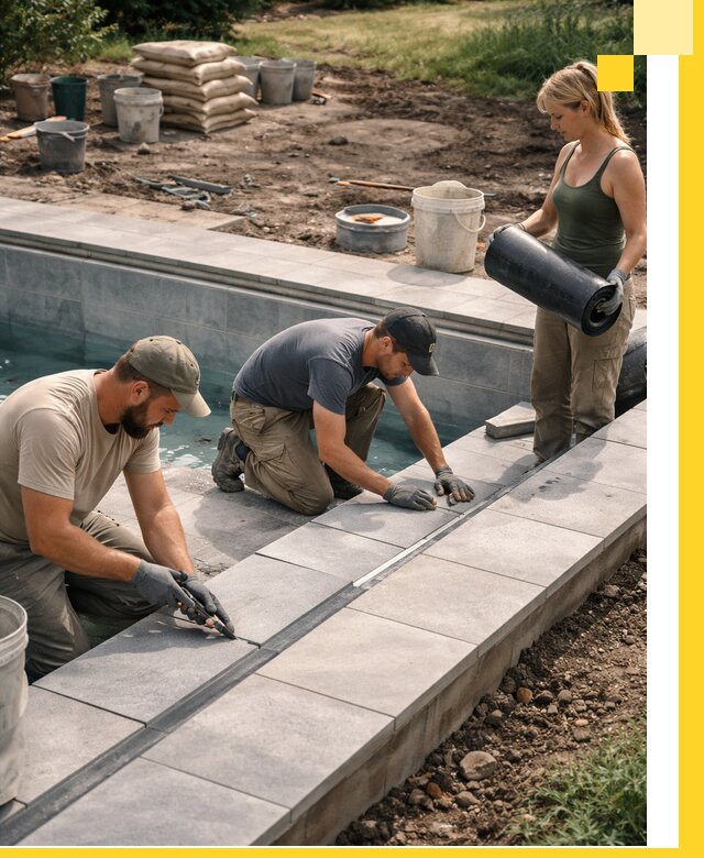 Строительство и монтаж уличных бассейнов под ключ в Воркуте