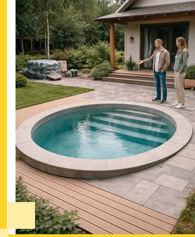 Бассейн на даче под ключ в Воркуте от 205620 р., ЭриданВрк