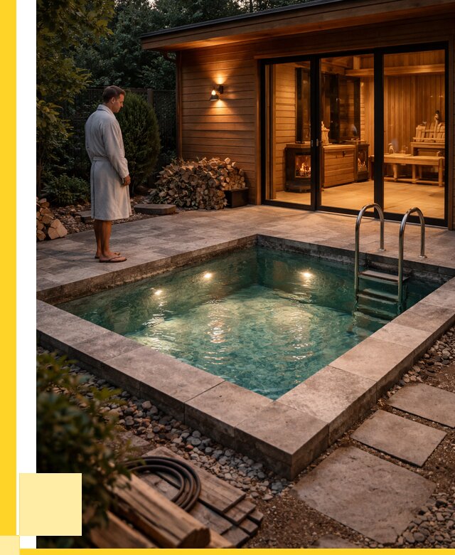 Бани с бассейном под ключ в Воркуте от 97670 р. | ЭриданВрк