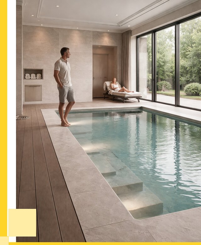 Бассейны в коттедже под ключ в Воркуте от 1233720 р. | ЭриданВрк