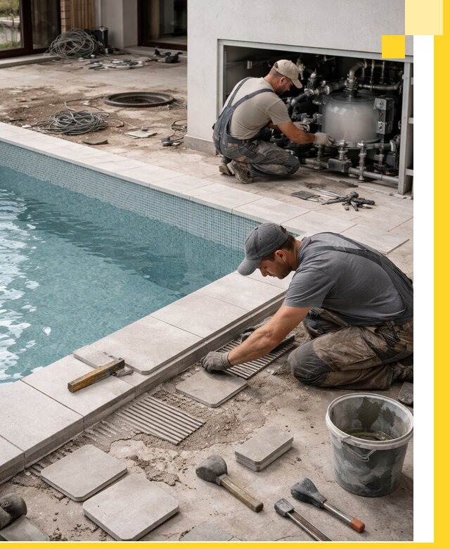 Строительство и монтаж бассейнов в коттедже в Воркуте