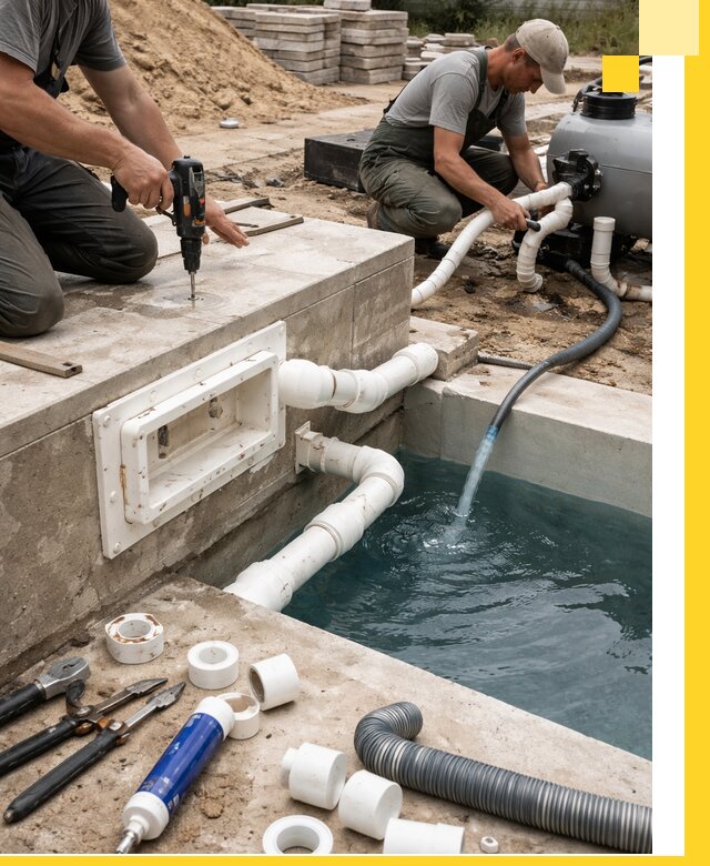 Строительство скиммерных бассейнов под ключ в Воркуте