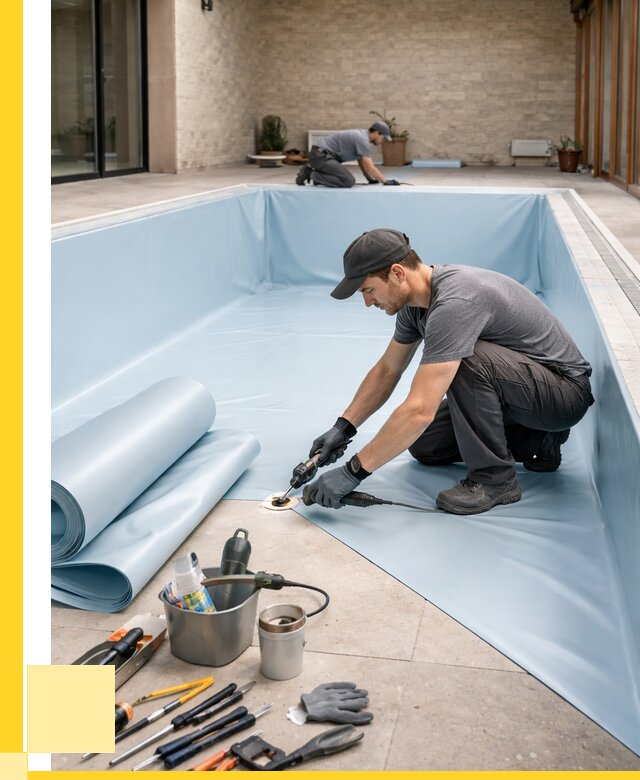 Пленка ПВХ для бассейнов в Воркуте от 2570 р. | ЭриданВрк