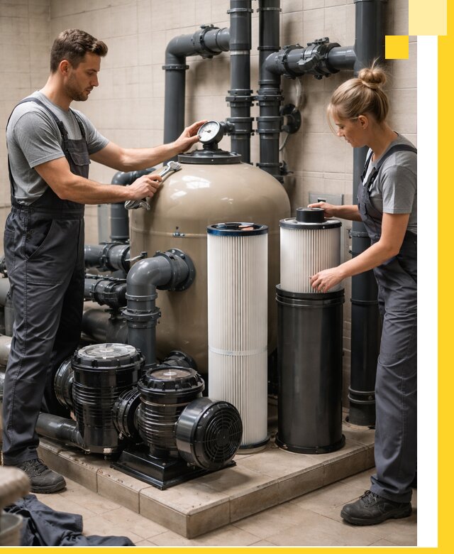 Фильтры и системы фильтрации для бассейнов в Воркуте