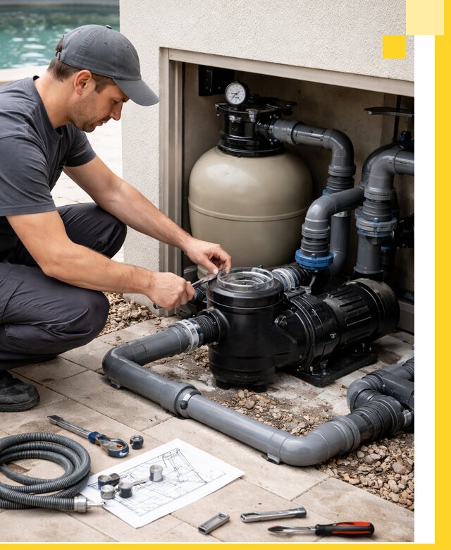 Поставка, монтаж и сервис насосов для бассейнов в Воркуте