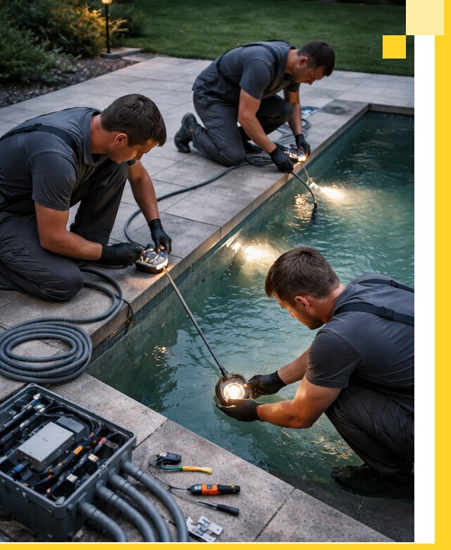 Профессиональное освещение бассейнов в Воркуте: дизайн и монтаж