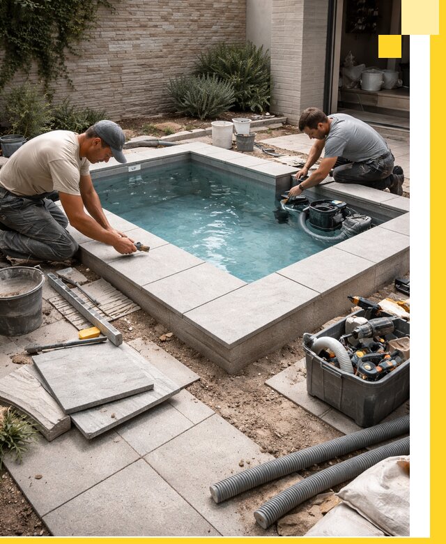 Мини бассейны под ключ в Воркуте, дизайн и установка