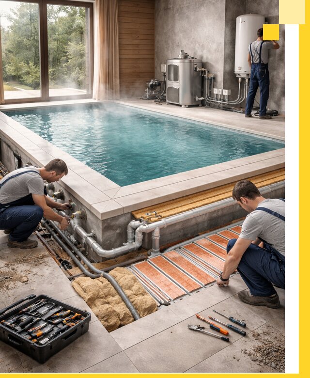 Проектирование и строительство тёплых бассейнов в Воркуте