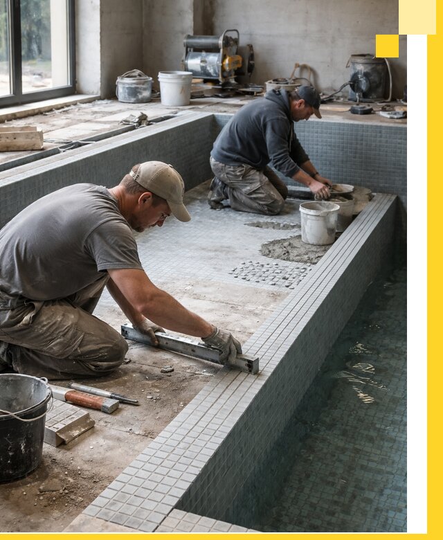 Строительство бассейна в частном доме в Воркуте под ключ