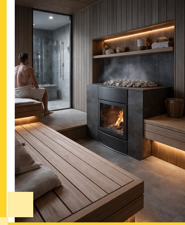 Проект сауны в частном доме в Воркуте от 35984 р. | ЭриданВрк