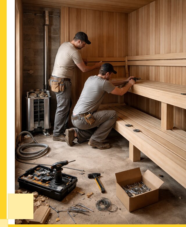 Монтаж саун под ключ в Воркуте от 123372 р. | ЭриданВрк