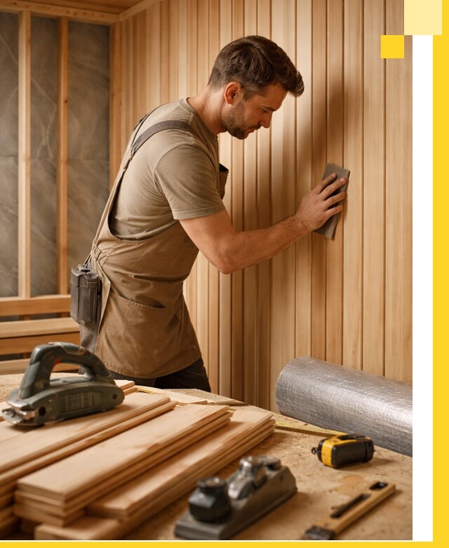 Профессиональная отделка саун и парных под ключ в Воркуте