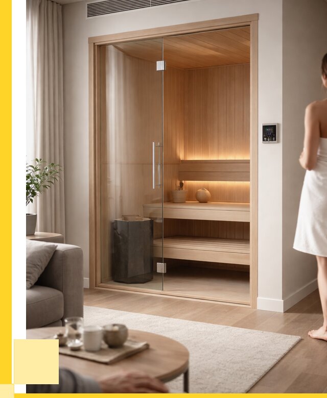 Сауна в квартире под ключ в Воркуте от 123372 р. ЭриданВрк