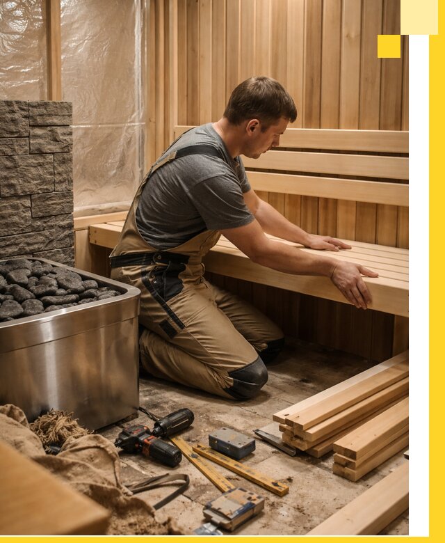 Сауны для дома под ключ с проектированием и монтажом в Воркуте