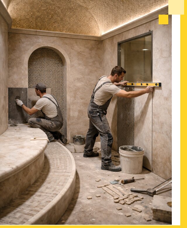 Проектирование и строительство саун с хамамом под ключ в Воркуте