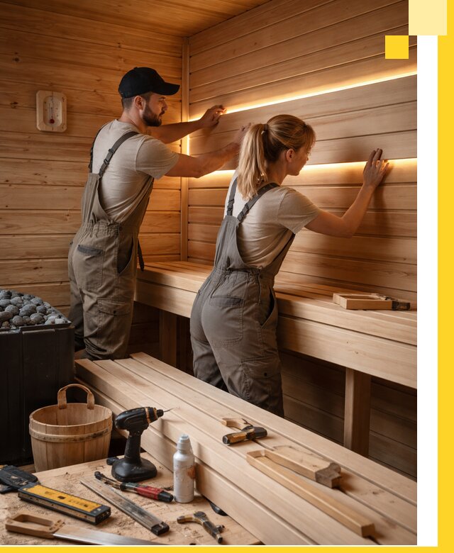 Дизайн саун и бань под ключ с индивидуальным проектом в Воркуте